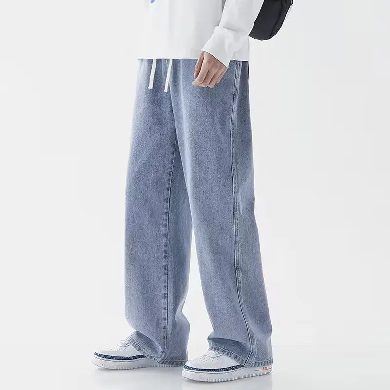 Men's Relaxed Fit Denim Jeans with Pockets | Arden - Light Blue