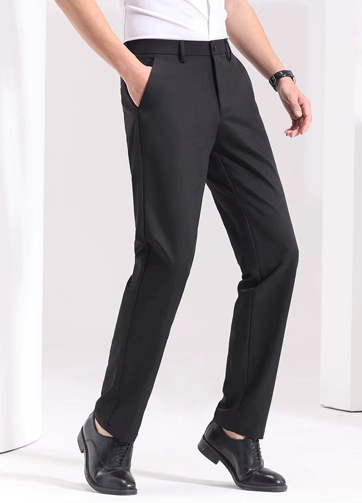 Men's Slim Fit Trousers with Belt Loops | Savoni