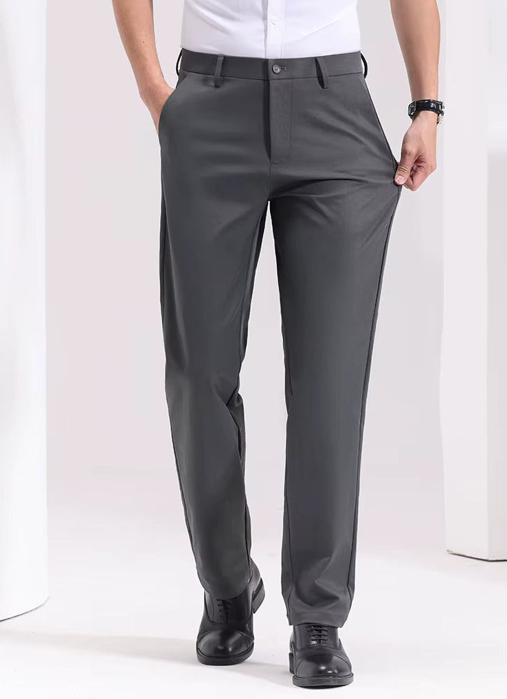Men's Slim Fit Trousers with Belt Loops | Savoni