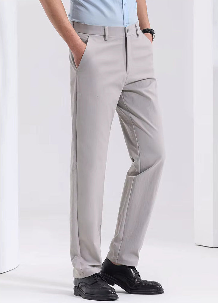 Men's Slim Fit Trousers with Belt Loops | Savoni