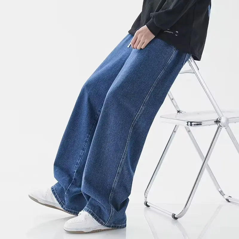 Men's Relaxed Fit Denim Jeans with Pockets | Arden - Navy
