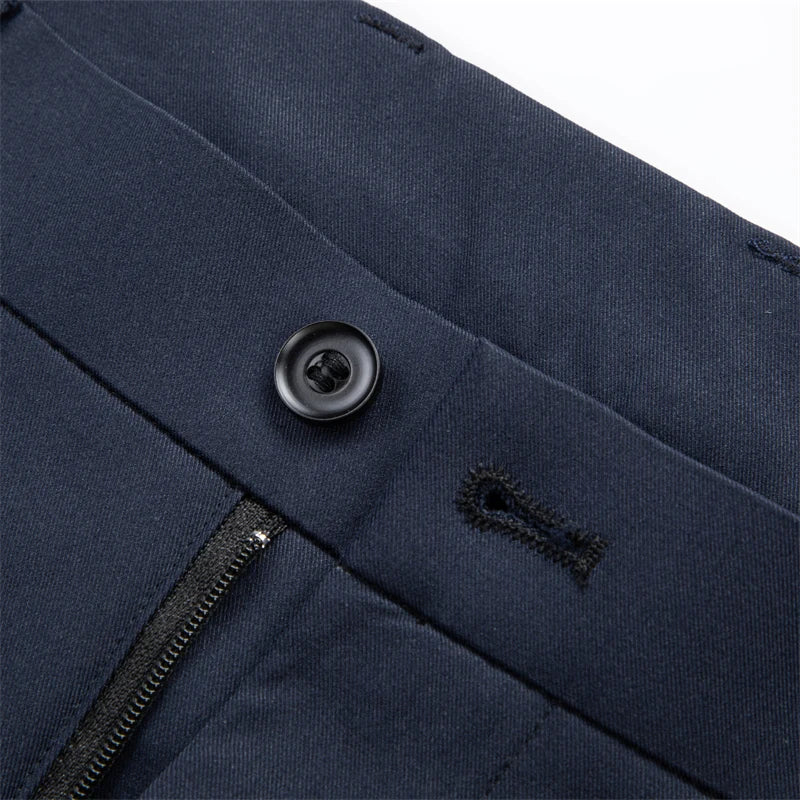 Men's Slim Fit Trousers with Belt Loops | Savoni