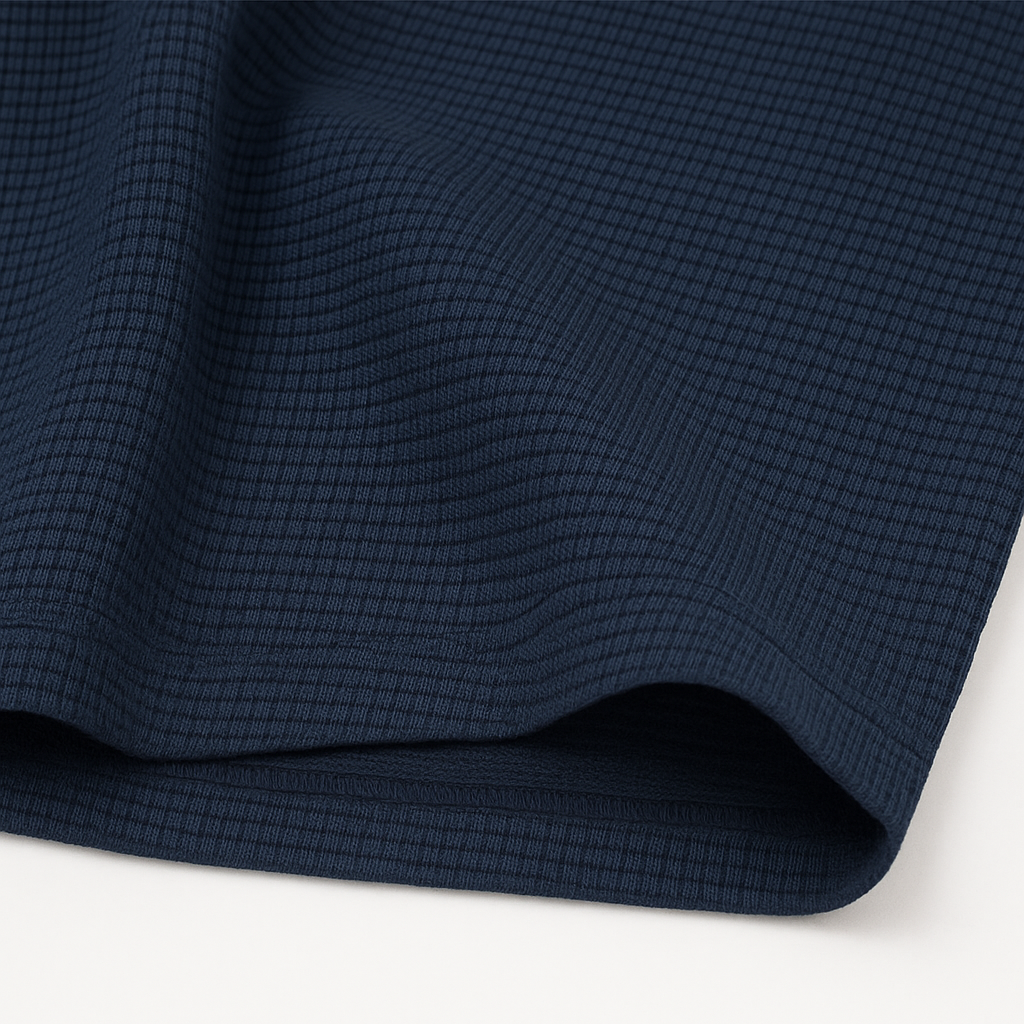 Men's Waffle Knit T-Shirt with Crew Neck | Mason